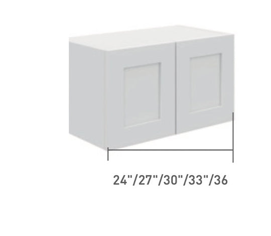 Autumn Walnut Wall Short Cabinet 2 Doors (12",15",18",21")