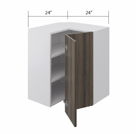 Smoked Oak Wall Easy Reach Cabinet