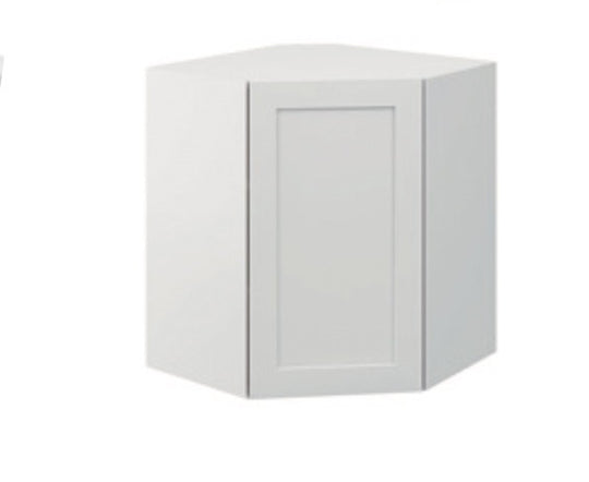 Gray Single Shaker Wall Diagonal Cabinet