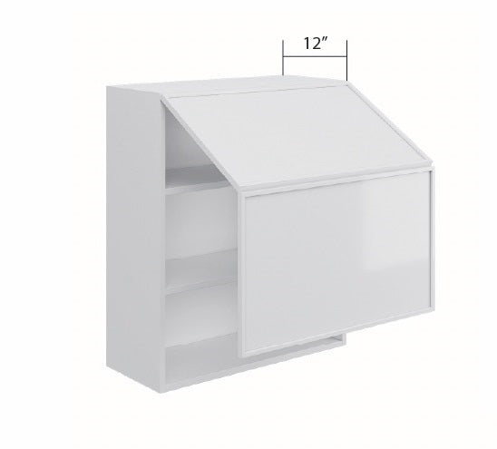 White Slim Shaker Wall Bi-Fold