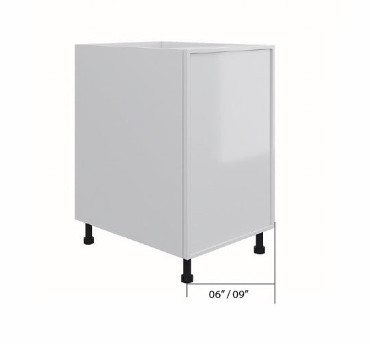 White Slim Shaker Base Cabinet Full Height