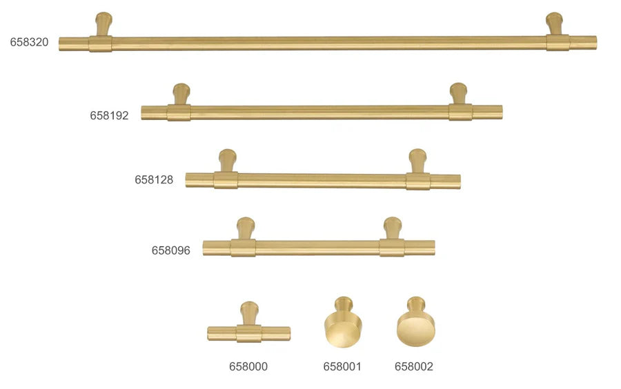 Riverdale Brass Cabinet Handles