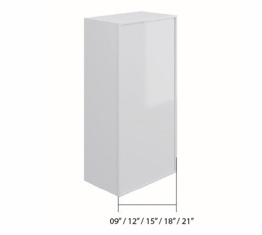 Ash High Gloss Wall Cabinet 1 Full Door (42")