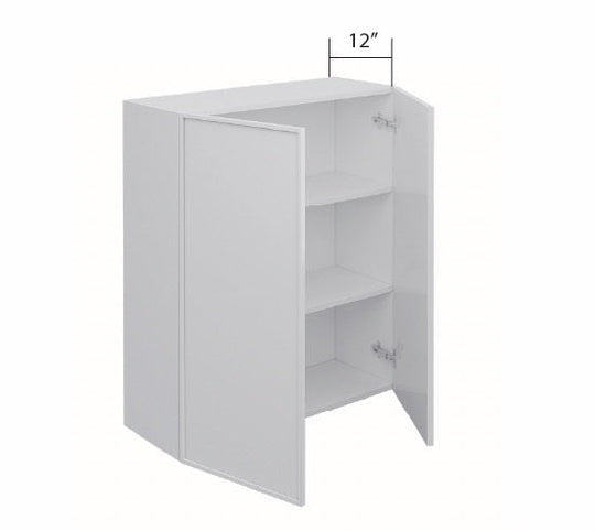 Ash High Gloss Wall Cabinet 2 Door (30")