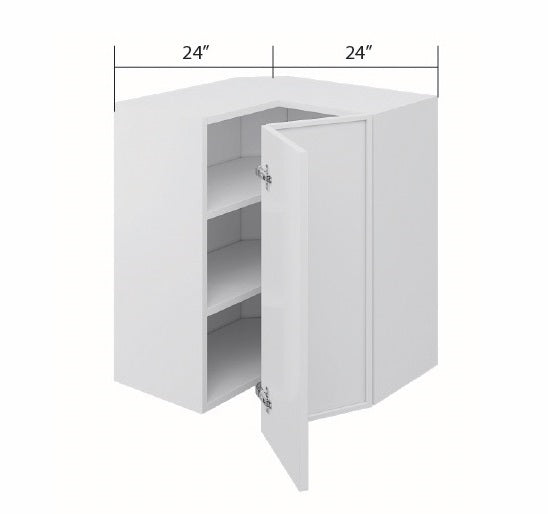 White High Gloss Wall Easy Reach Cabinet